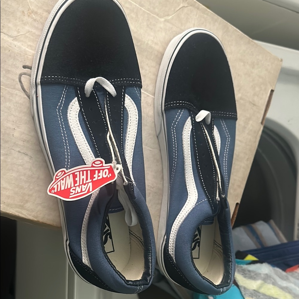 Vans Black and Navy Shoes